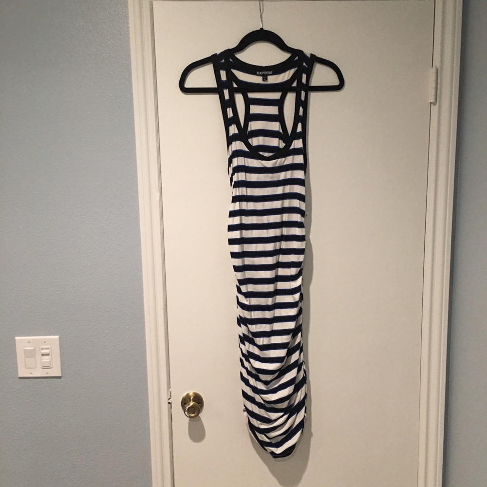 EXPRESS RACERBACK BODY CON DRESS / LARGE
